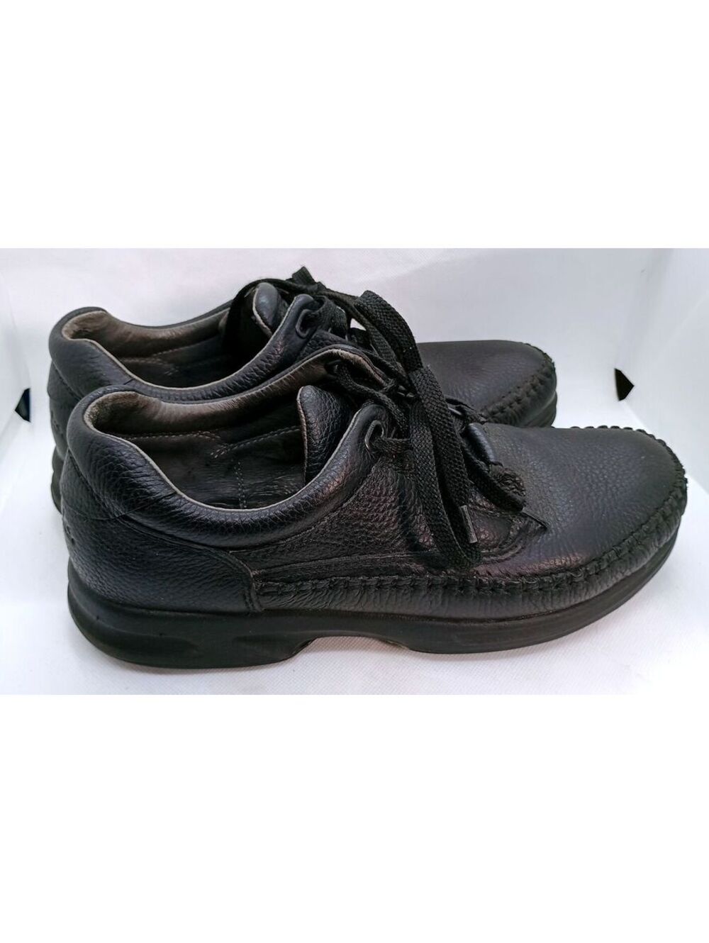Clarks Caribou 30081 Men's Black Leather Low Profile Sneakers Size Unknown